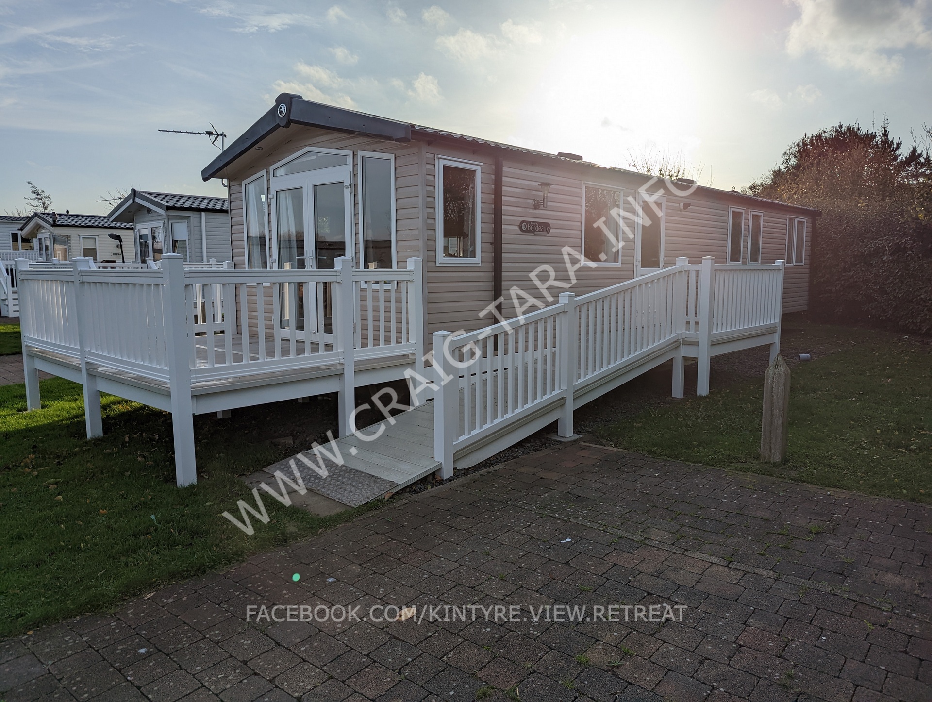 ramp leading into caravan