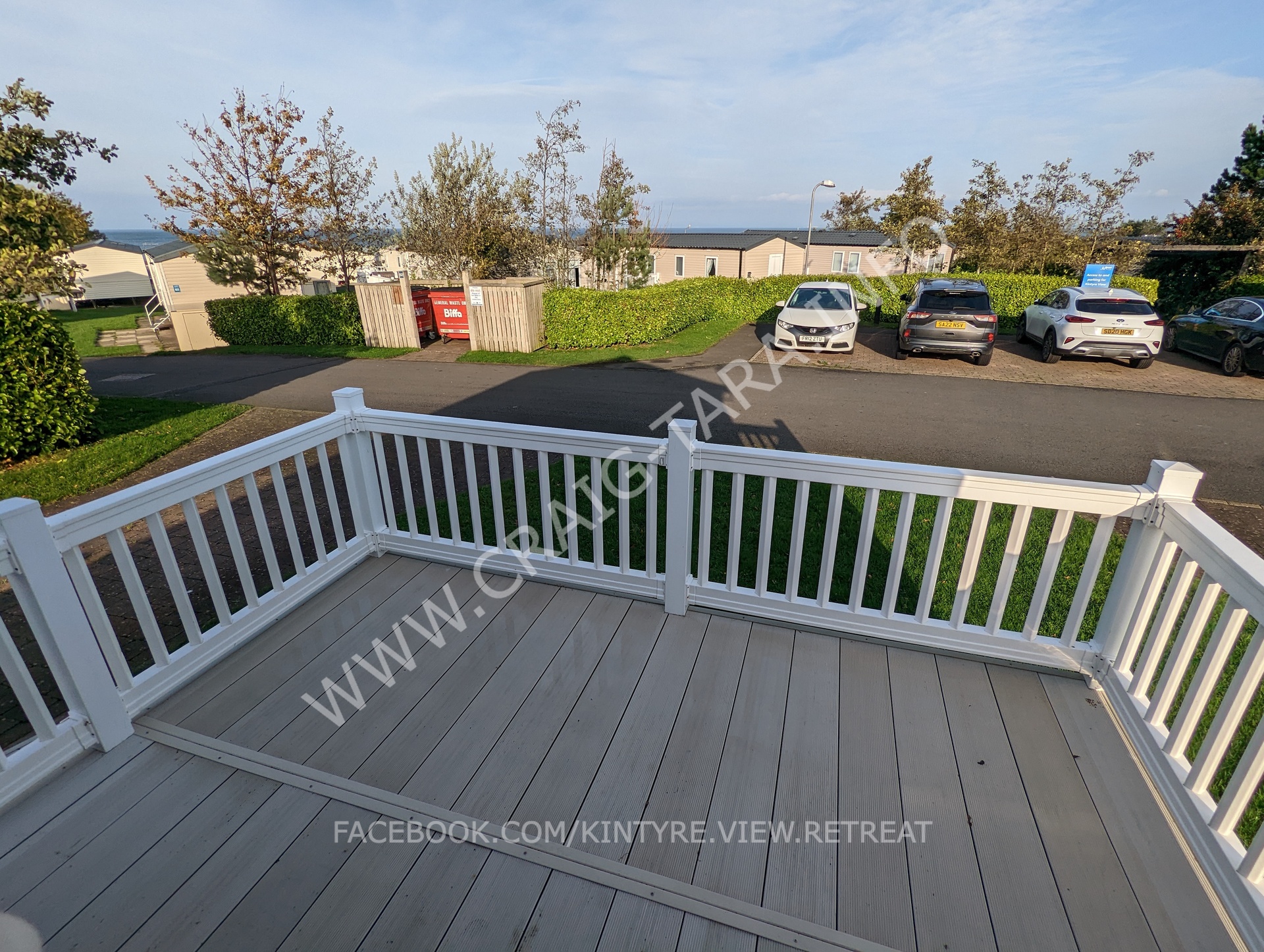 decking with views to Arran